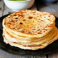 stack of parathas