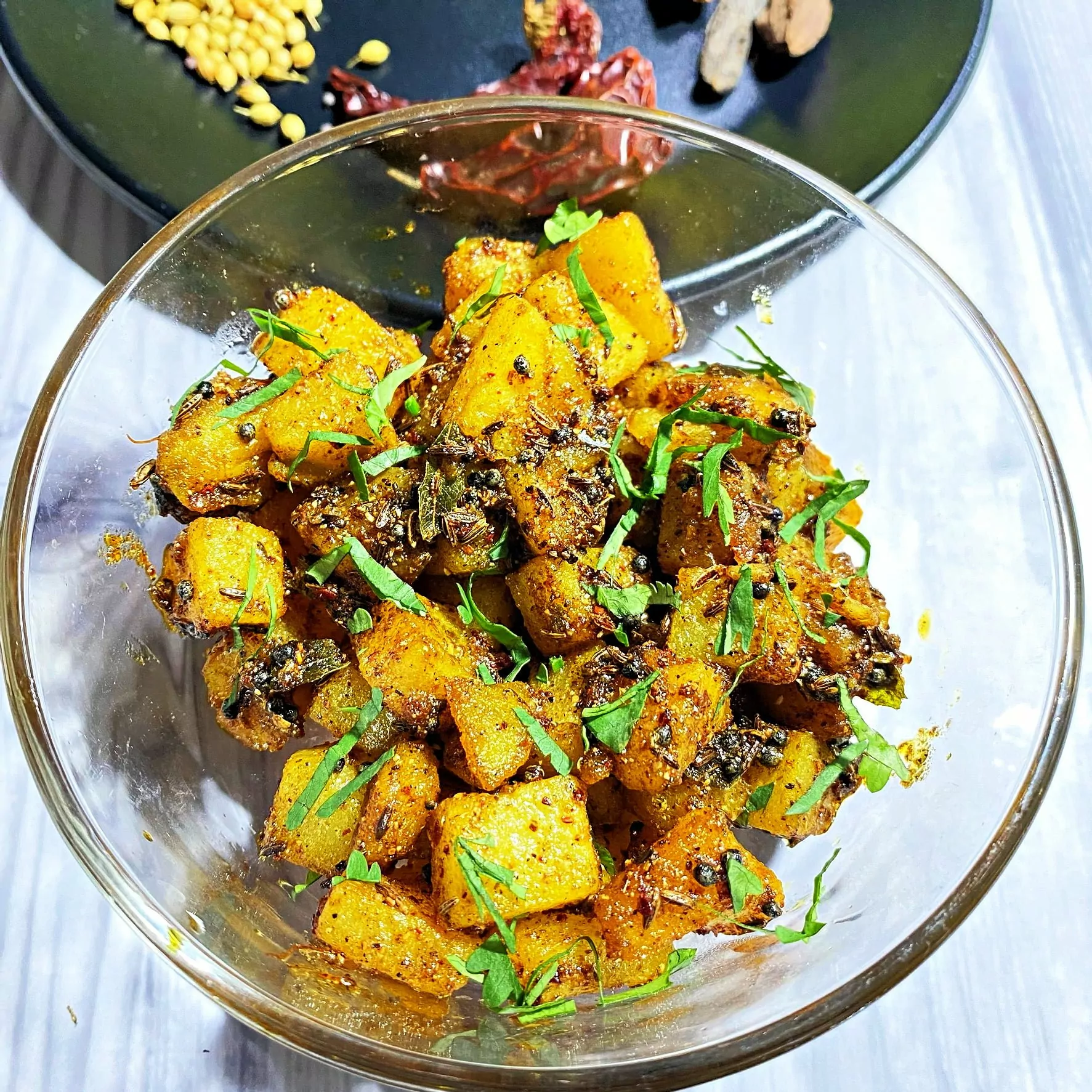 masala aloo bhaja recipe